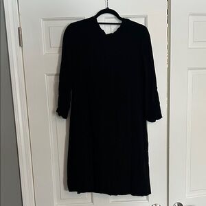Kate Spade Classic Black Long Sleeve Dress